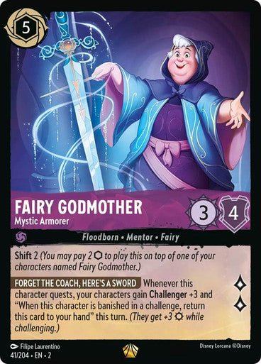 Fairy Godmother - Mystic Armorer (Non - foil) - Con T de Tlacuache - Ravensburger