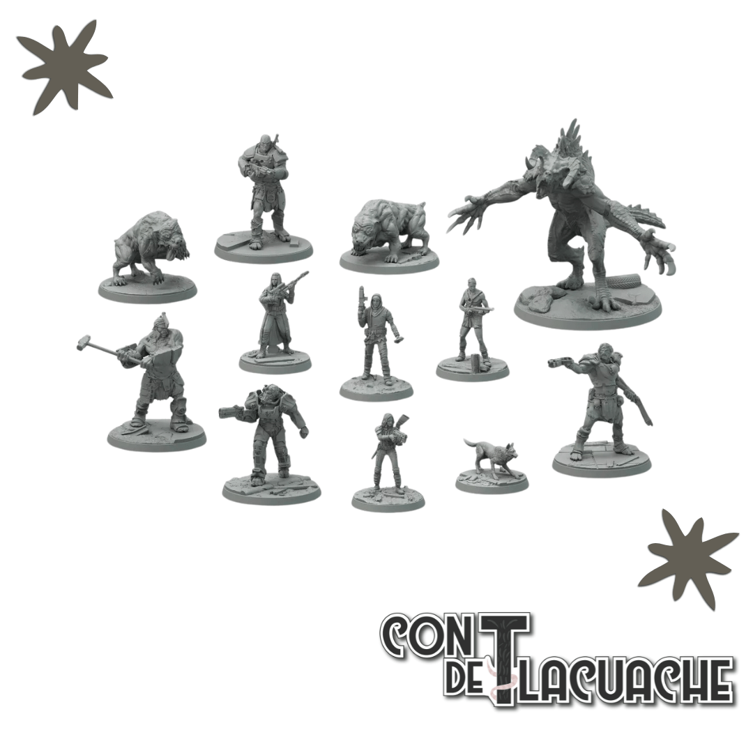Fallout: Wasteland Warfare: Starter Set | Modiphius - Con T de Tlacuache - Con T de Tlacuache