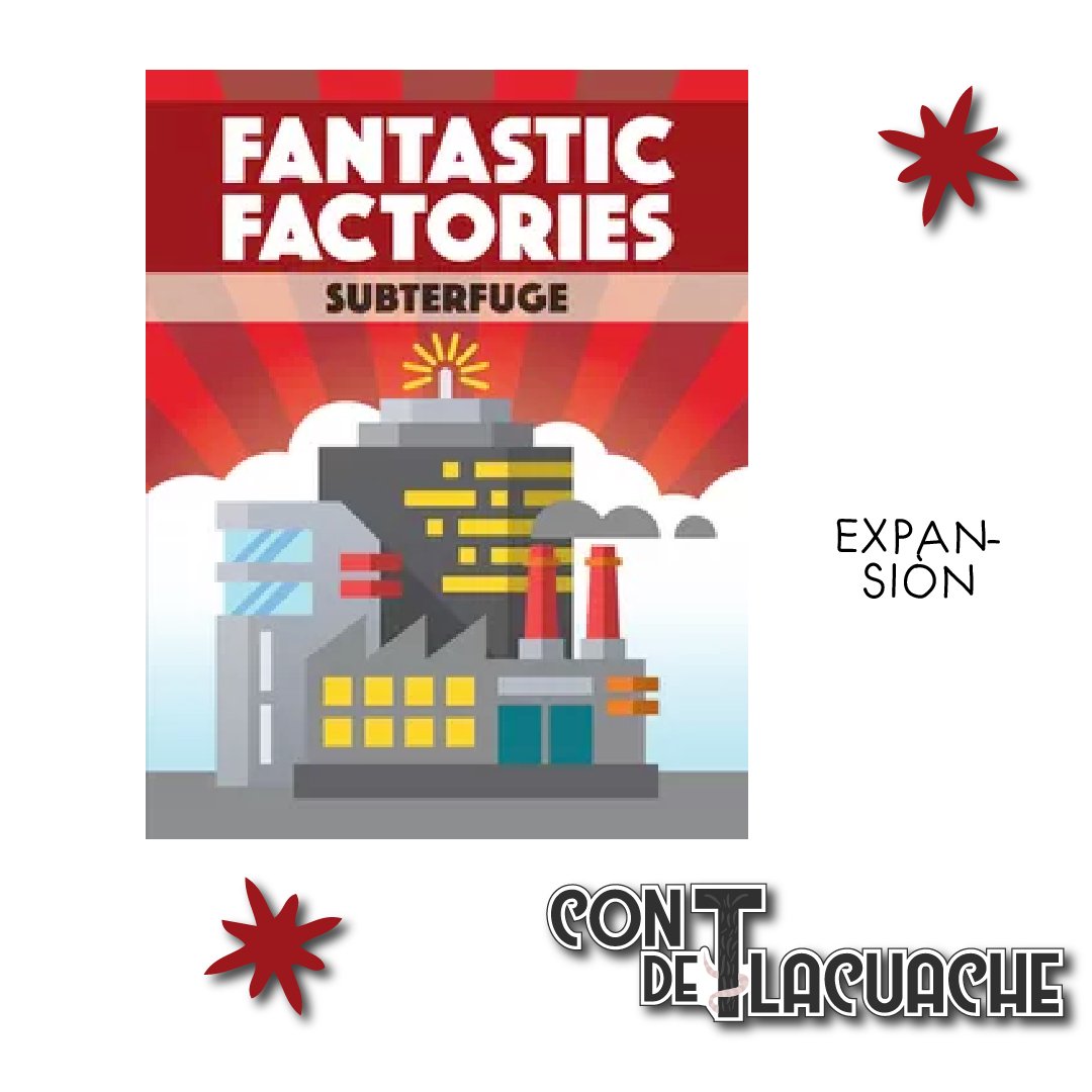 Fantastic Factories Subterfuge | Deep Water Games - Con T de Tlacuache - Deep Water Games