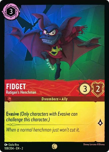 Fidget - Ratigan's Henchman (Cold Foil) - Con T de Tlacuache - Ravensburger