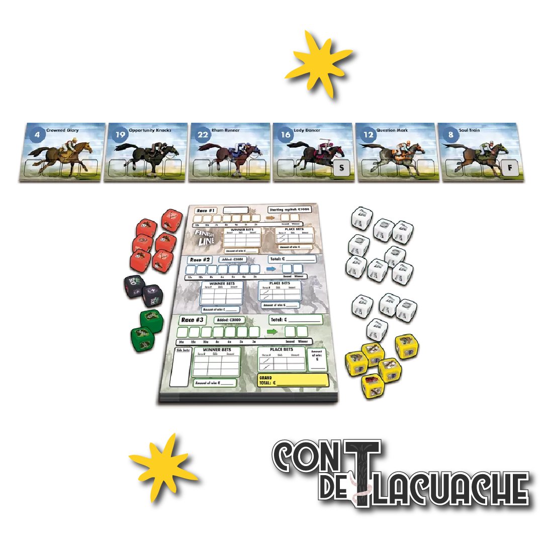 Finish Line | Queen Games - Con T de Tlacuache - Queen Games