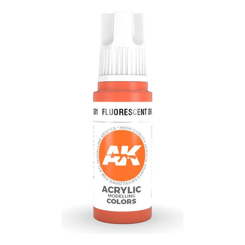 Fluorescent Orange 17Ml | Ak Interactive - Con T de Tlacuache - AK Interactive