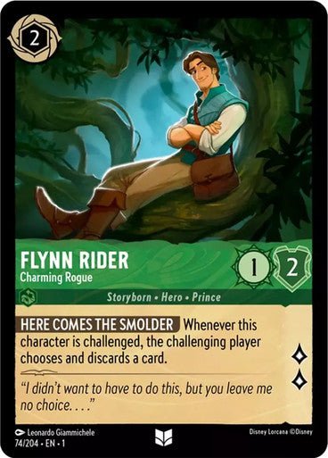 Flynn Rider - Charming Rogue ( Non - foil ) - Con T de Tlacuache - Ravensburger
