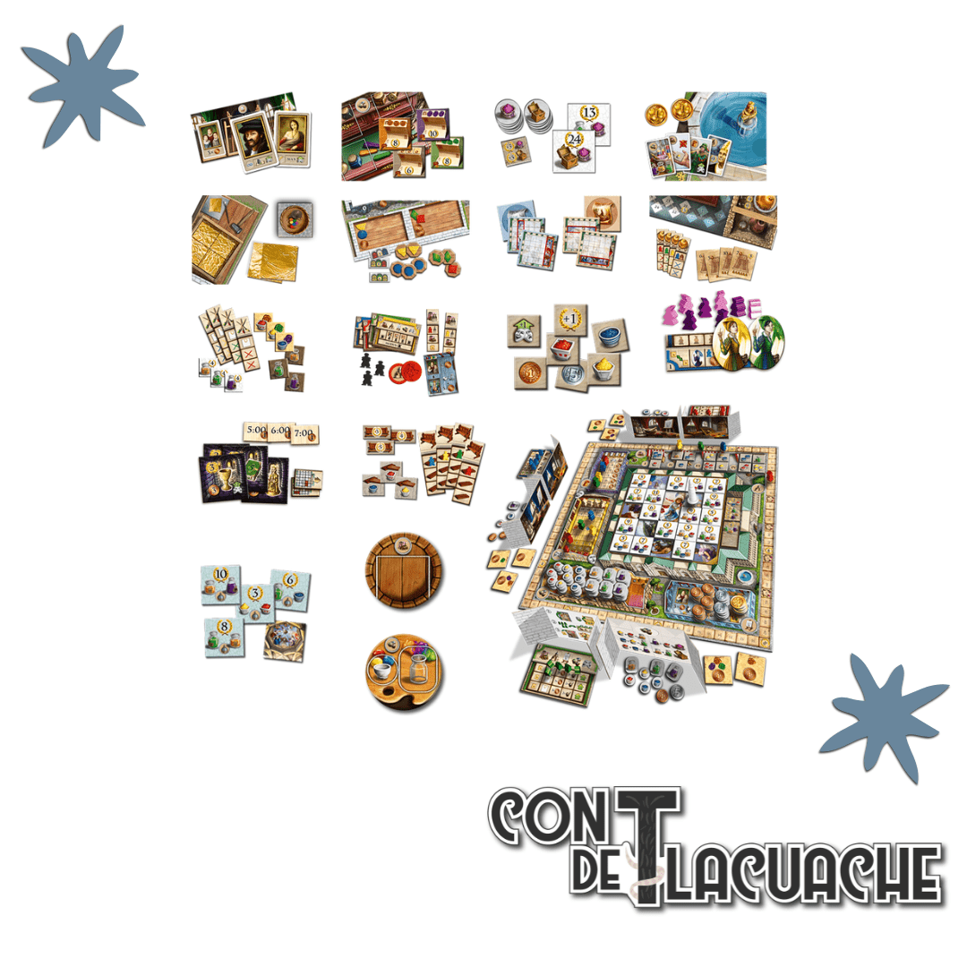 Fresco: Mega Box | Queen Games - Con T de Tlacuache - Con T de Tlacuache