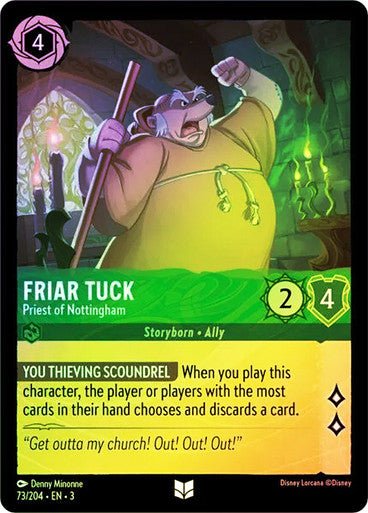 Friar Tuck - Priest of Nottingham (Cold Foil) - Con T de Tlacuache - Ravensburger