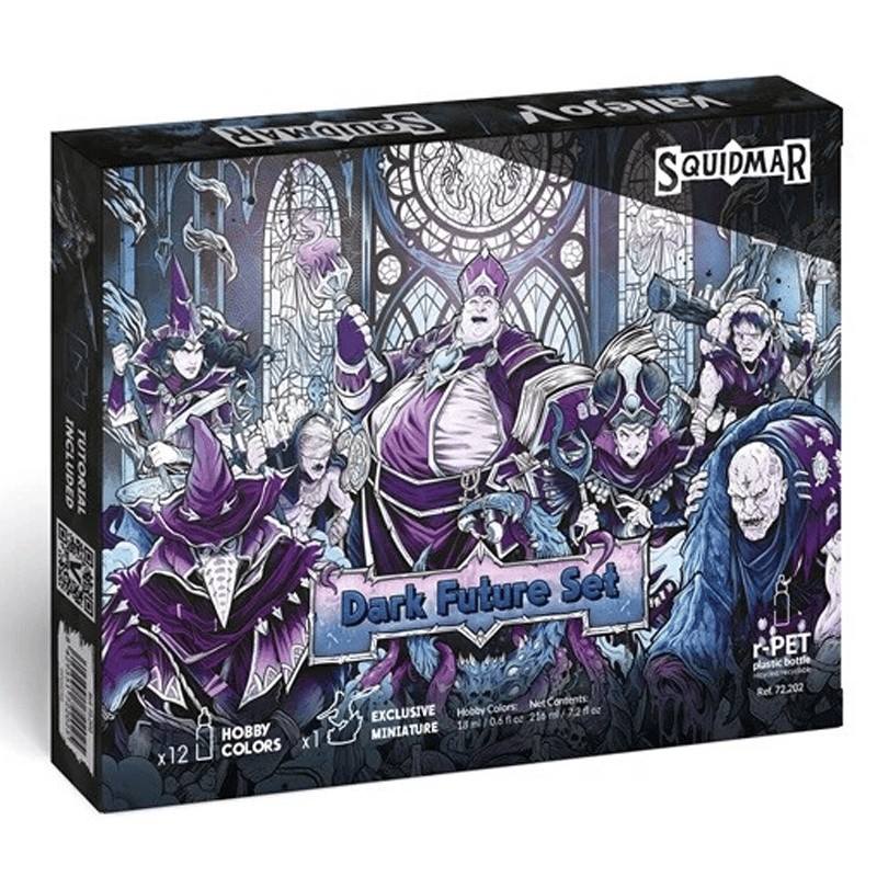 Game Color Set Dark Future Set Squidmar (12) - Con T de Tlacuache - Vallejo