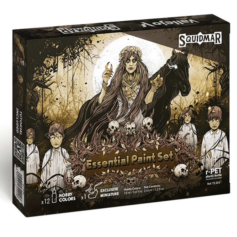Game Color Set Essential Paint Set Squidmar (12) - Con T de Tlacuache - Vallejo