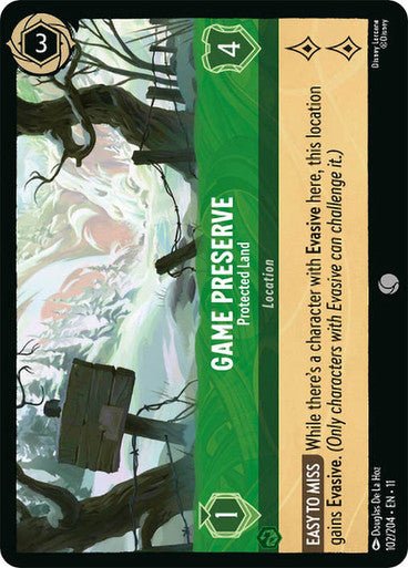 Game Preserve - Protected Land (Non - foil) | Ravensburger - Con T de Tlacuache - Ravensburger