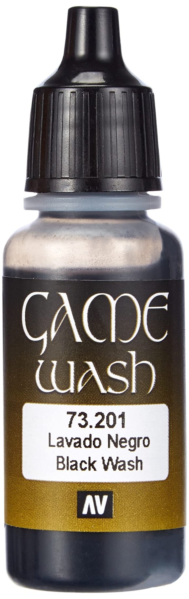 Game Wash Black 18ml (73201) | Vallejo - Con T de Tlacuache - Vallejo