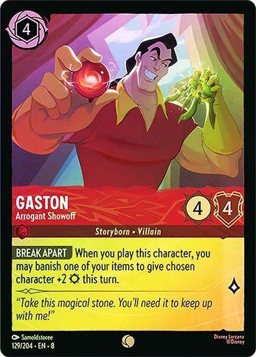 Gaston - Arrogant Showoff (Cold Foil) - Con T de Tlacuache - Ravensburger