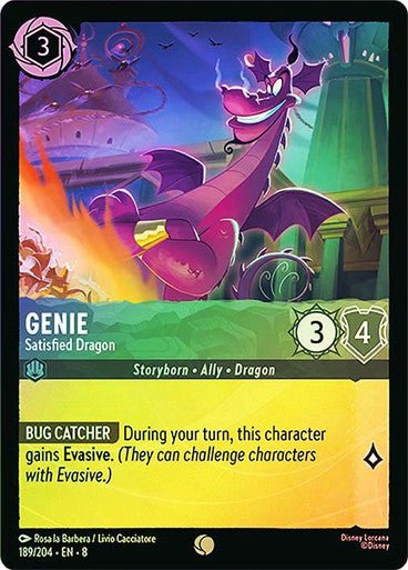 Genie - Satisfied Dragon (Cold Foil) - Con T de Tlacuache - Ravensburger
