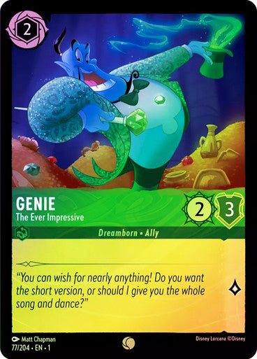 Genie - The Ever Impressive ( Cold Foil ) - Con T de Tlacuache - Ravensburger