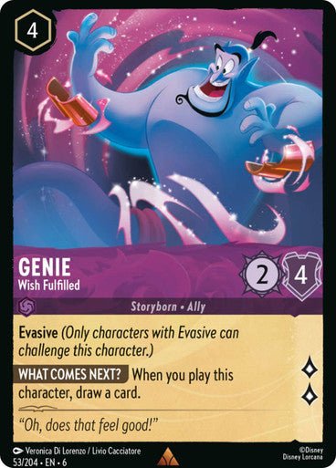 Genie - Wish Fulfilled ( Non - foil ) - Con T de Tlacuache - Ravensburger