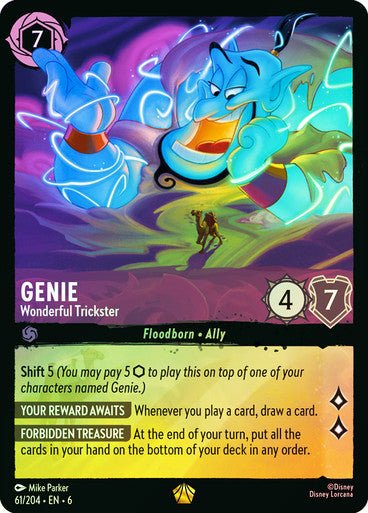 Genie - Wonderful Trickster ( Cold Foil ) - Con T de Tlacuache - Ravensburger