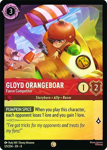 Gloyd Orangeboar - Fierce Competitor (Cold Foil) - Con T de Tlacuache - Ravensburger