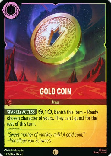 Gold Coin ( Cold Foil ) - Con T de Tlacuache - Ravensburger