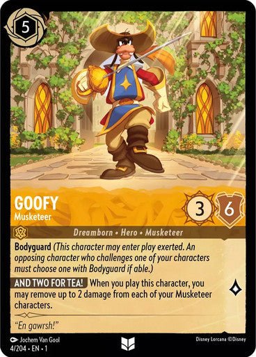 Goofy - Musketeer ( Non - foil ) - Con T de Tlacuache - Ravensburger
