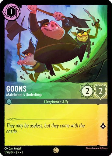 Goons - Maleficent's Underlings ( Cold Foil ) - Con T de Tlacuache - Ravensburger