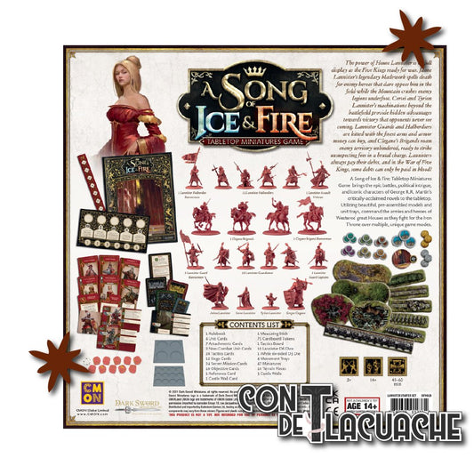 GOT A Song of Ice & Fire (Lannister Starter Set) | Asmodee - Con T de Tlacuache - Asmodee