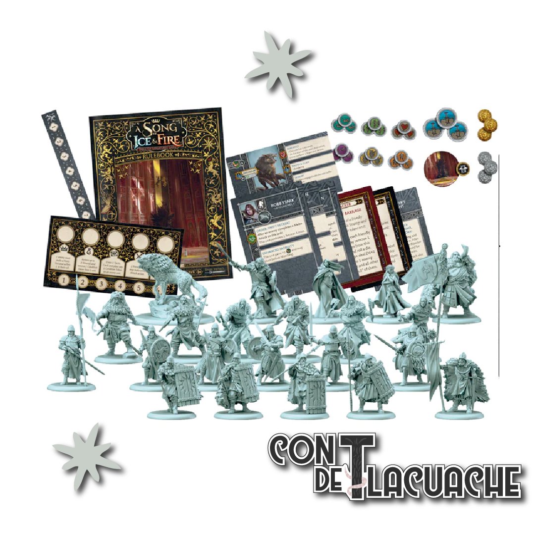 GOT A Song of Ice & Fire (Stark Starter Set) | Asmodee - Con T de Tlacuache - Asmodee