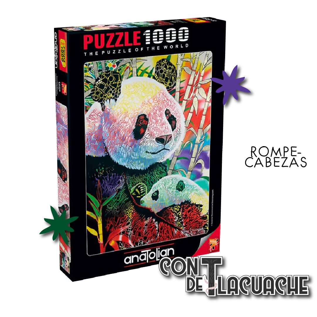 Graeme Stevenson - Pandas (1000pzas) | Anatolian - Con T de Tlacuache - Anatolian
