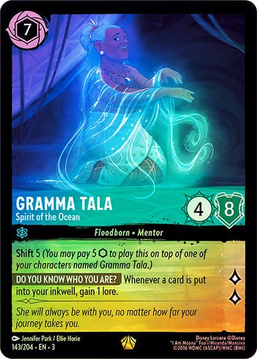 Gramma Tala - Spirit of the Ocean (Cold Foil) - Con T de Tlacuache - Ravensburger