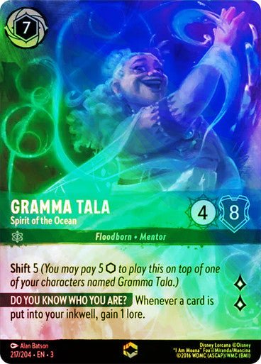 Gramma Tala - Spirit of the Ocean (Inkwash Foil) - Con T de Tlacuache - Ravensburger