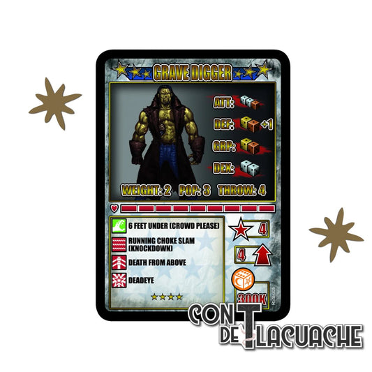 Grave Digger | TTCombat - Con T de Tlacuache - TTCombat