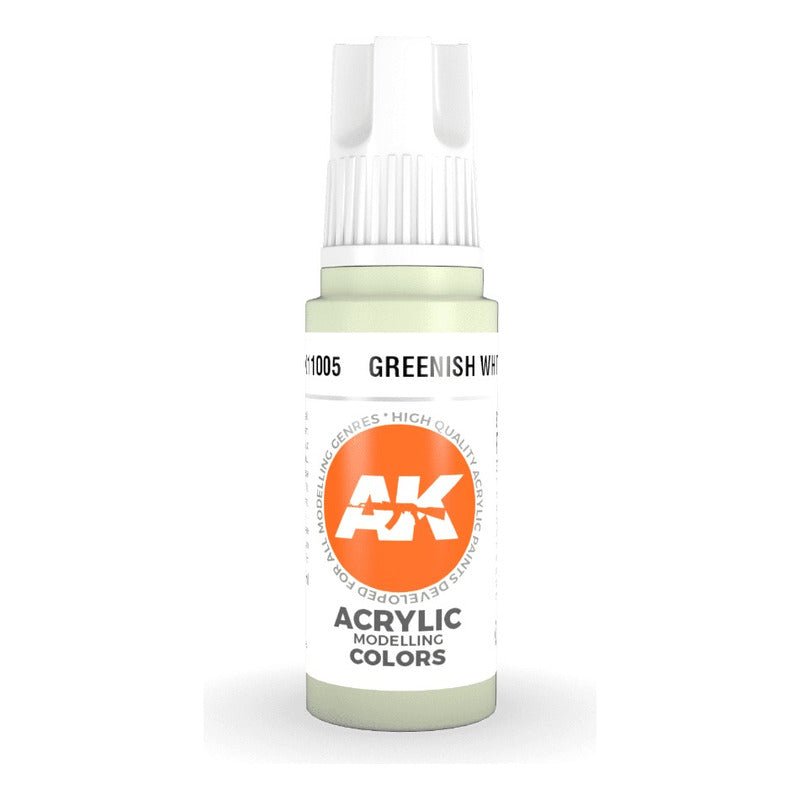 Greenish White 17Ml | Ak Interactive - Con T de Tlacuache - AK Interactive