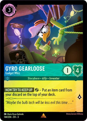 Gyro Gearloose - Gadget Whiz (Cold Foil) - Con T de Tlacuache - Ravensburger