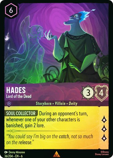 Hades - Lord of the Dead ( Cold Foil ) - Con T de Tlacuache - Ravensburger