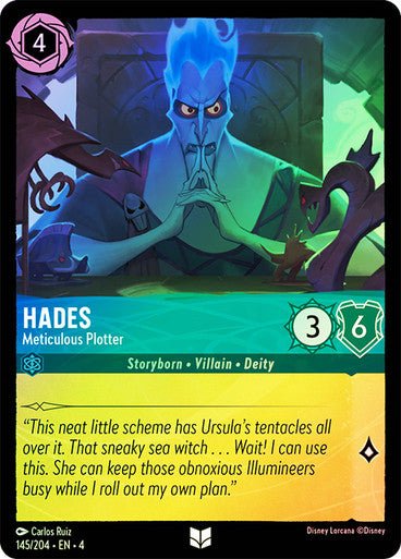 Hades - Meticulous Plotter ( Cold Foil ) | Ravesburger - Con T de Tlacuache - Ravensburger