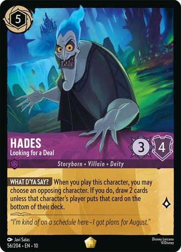 Hades (Non - foil) - Con T de Tlacuache - Ravensburger