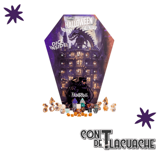 Halloween Advent Dice Calendar | FANROLL - Con T de Tlacuache - Con T de Tlacuache