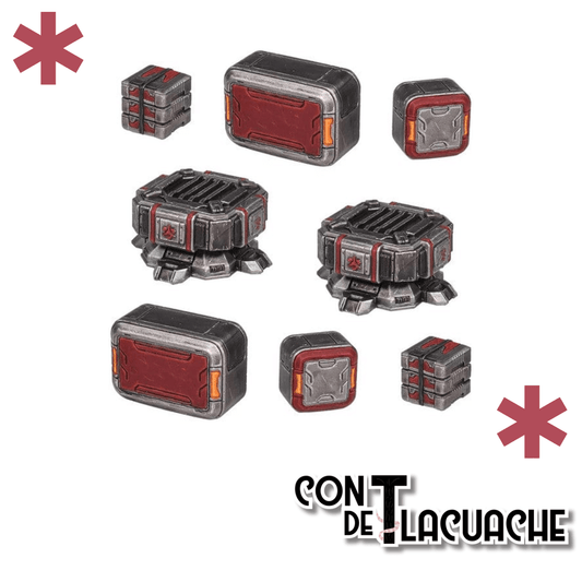 HALO Flashpoint Banished Garrison Scenery | Mantic Games - Con T de Tlacuache - Con T de Tlacuache