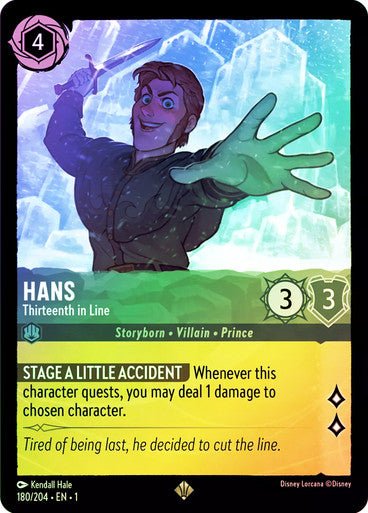 Hans - Thirteenth in Line ( Cold Foil ) - Con T de Tlacuache - Ravensburger