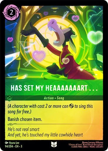 Has Set My Heaaaaaaart… (Cold Foil) - Con T de Tlacuache - Ravensburger