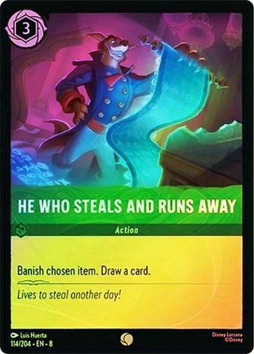He Who Steals And Runs Away (Cold Foil) - Con T de Tlacuache - Ravensburger
