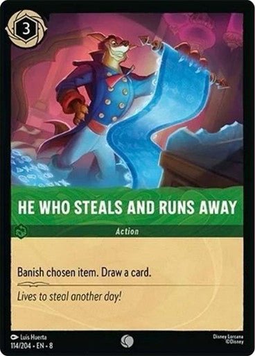 He Who Steals And Runs Away (Non - foil) - Con T de Tlacuache - Ravensburger