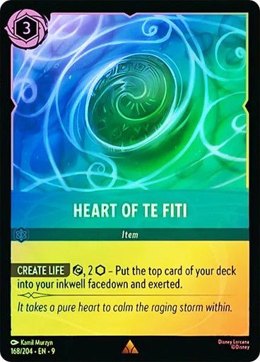 Heart of Te Fiti (Cold Foil) - Con T de Tlacuache - Ravensburger