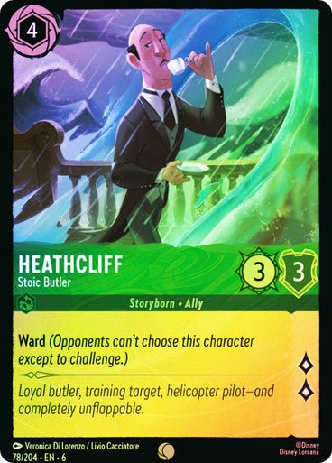 Heathcliff - Stoic Butler ( Cold Foil ) - Con T de Tlacuache - Ravensburger