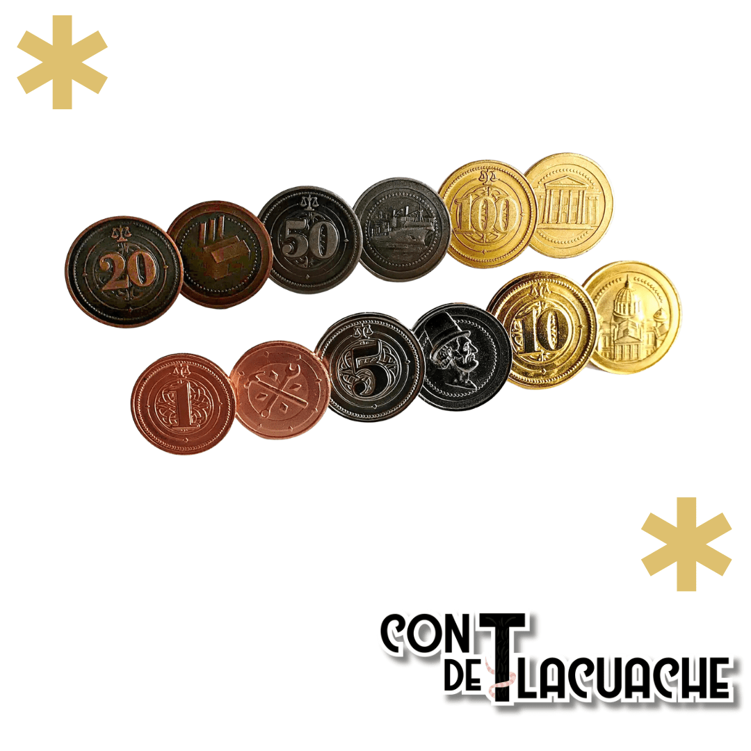 Hegemony 85 Deluxe Metal Coins | Hegemonic Project - Con T de Tlacuache - Con T de Tlacuache