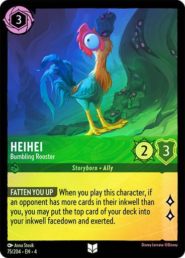 HeiHei - Bumbling Rooster ( Cold Foil ) | Ravesburger - Con T de Tlacuache - Ravensburger