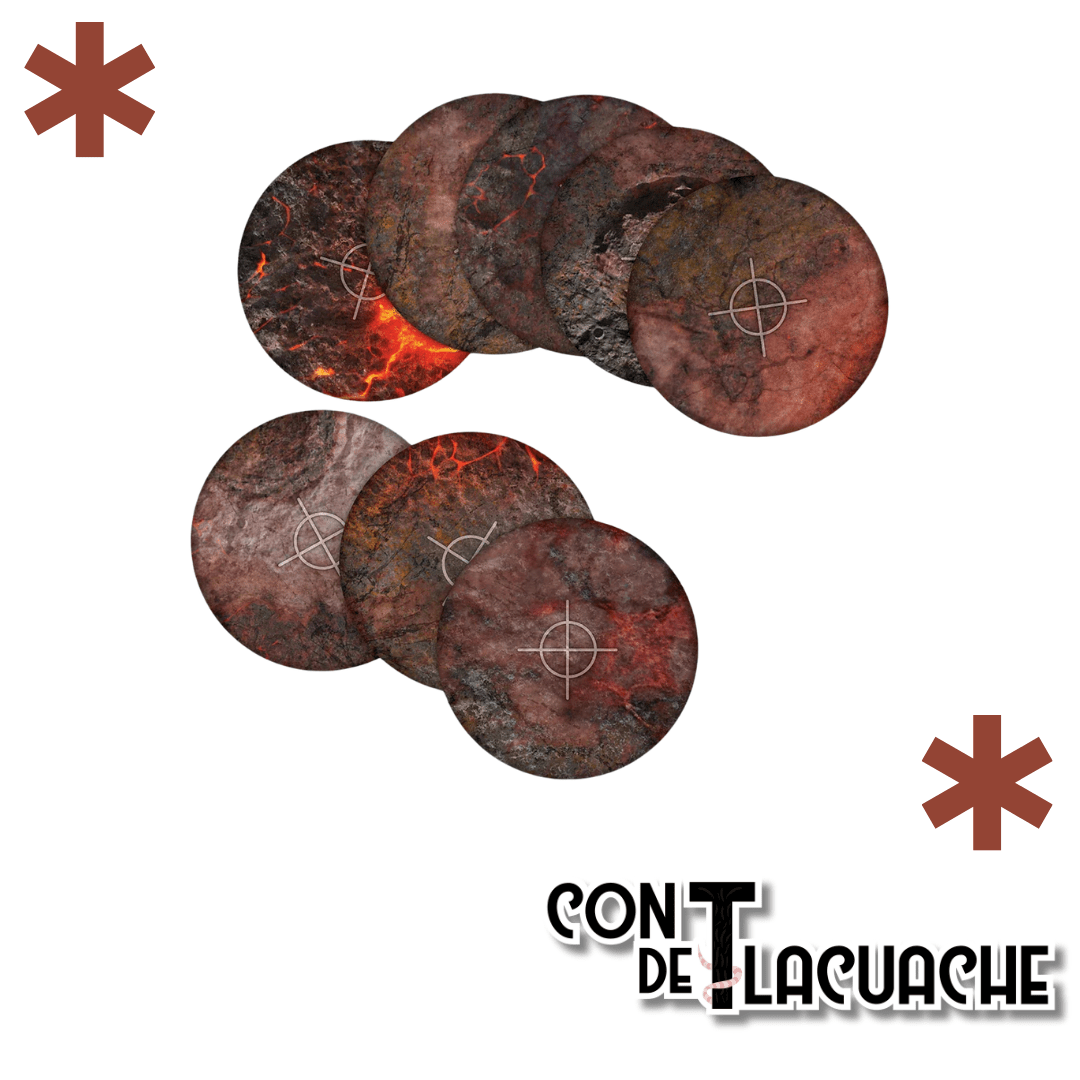 Hellscape Objective Templates | Terrain Crate - Con T de Tlacuache - Terrain Crate