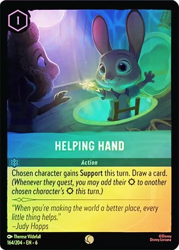 Helping Hand ( Cold Foil ) - Con T de Tlacuache - Ravensburger