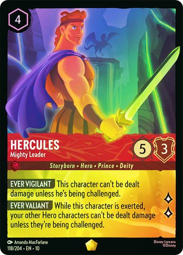 Hercules (Cold Foil) - Con T de Tlacuache - Ravensburger