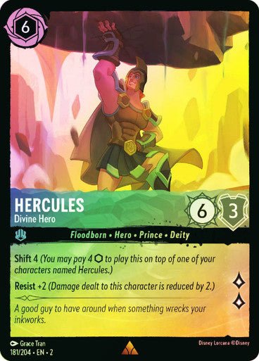 Hercules - Divine Hero (Cold Foil) - Con T de Tlacuache - Ravensburger