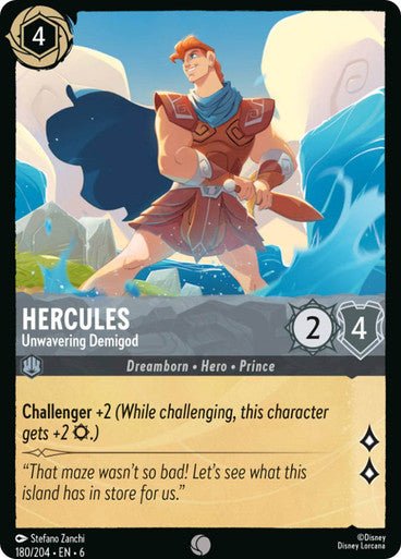 Hercules - Unwavering Demigod ( Non - foil ) - Con T de Tlacuache - Ravensburger