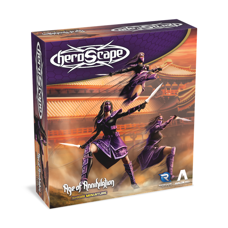 HEROSCAPE Shiori Miniature - Con T de Tlacuache - Renegade Game Studios