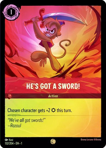 He's Got a Sword! ( Cold Foil ) - Con T de Tlacuache - Ravensburger